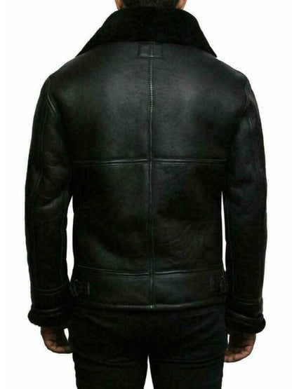 Herren Fleecejacke Warm Winter Schwarz