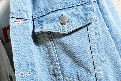 Männer Denim Jacke Hip Hop Stil Modern