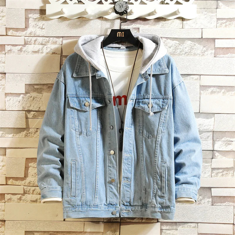 Männer Denim Jacke Hip Hop Stil Modern