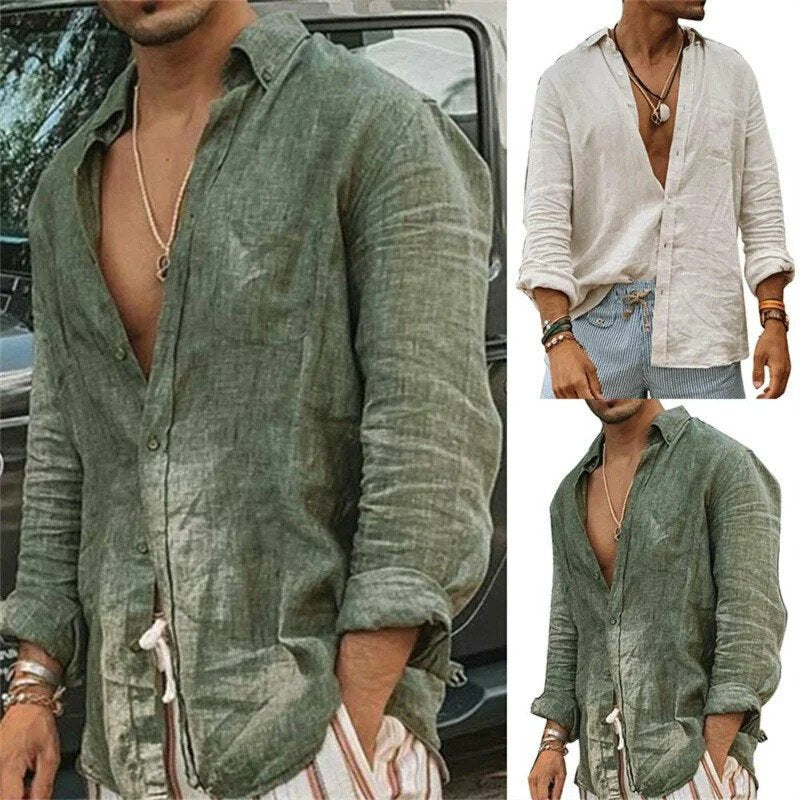 Leinenbluse Damen Sommerleicht - BerlinGlamour