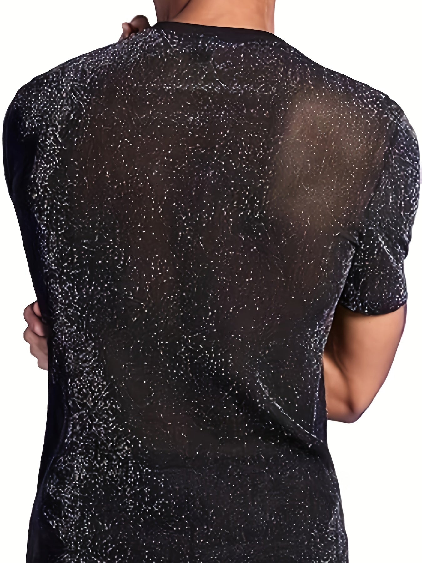Männer T-Shirt Semi Rundhals Sexy Modern