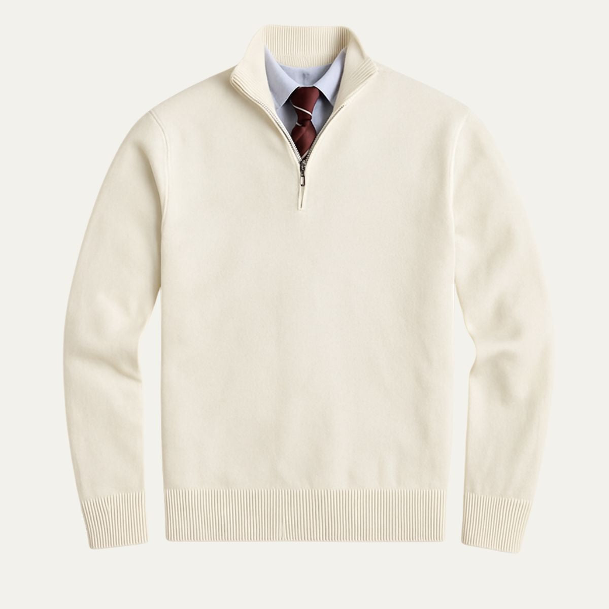 Der Bronx Modern Quarter Zip Jumper für Herren 0
