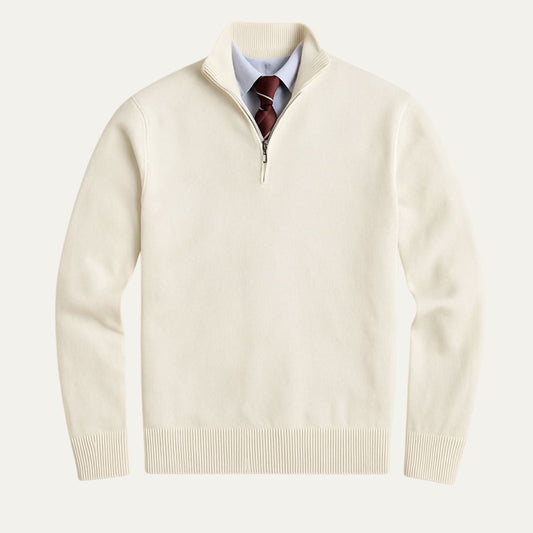 Der Bronx Modern Quarter Zip Jumper für Herren 0