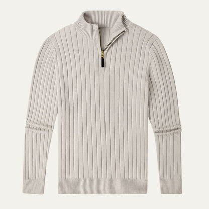 Der Oslo Quarter Zip Jumper für Herren - Old Money 0