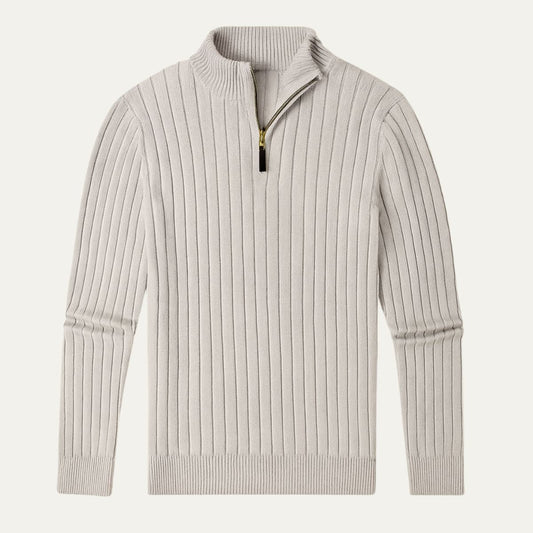 Der Oslo Quarter Zip Jumper für Herren - Old Money 0