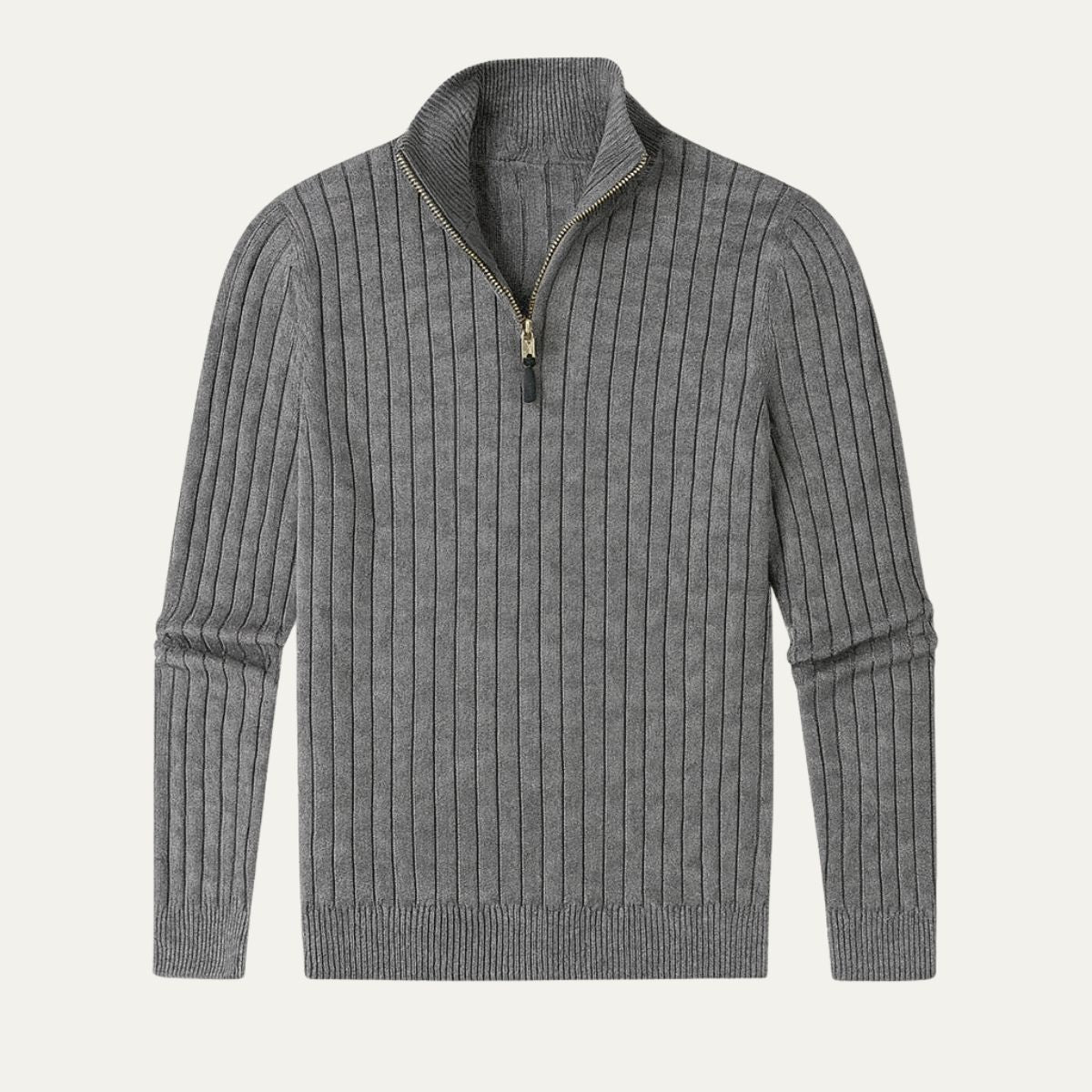 Der Oslo Quarter Zip Jumper für Herren - Old Money 1