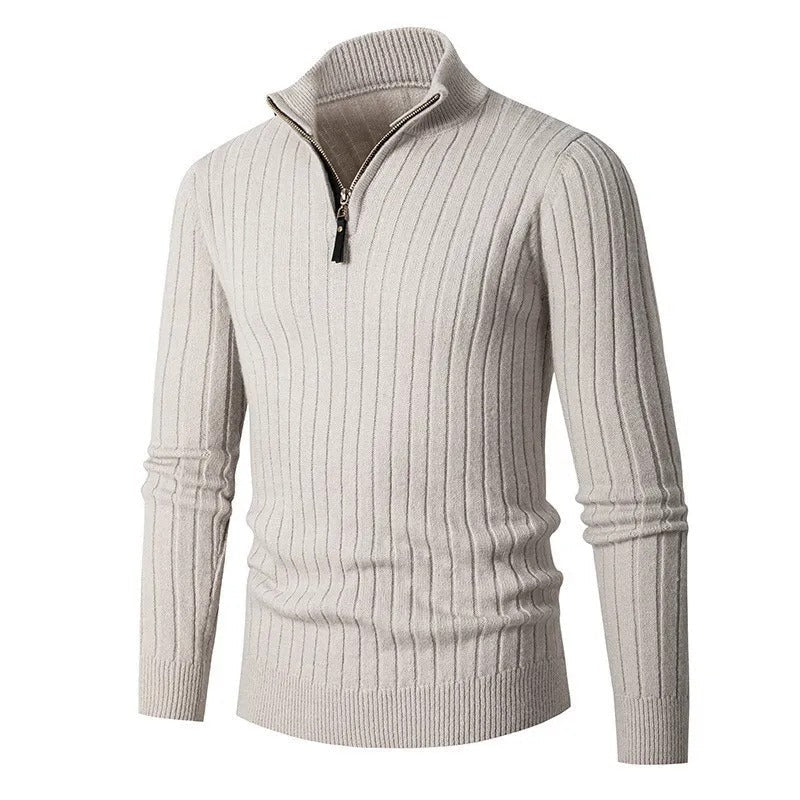 Der Oslo Quarter Zip Jumper für Herren - Old Money 5
