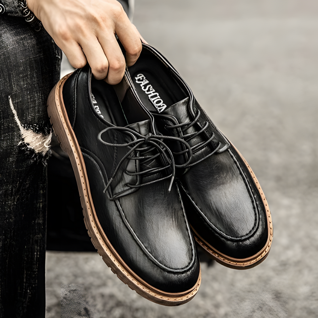 Derby-Schuhe | Freizeit | Schnürschuhe | Lederschuhe | Herrenschuhe-Chaps Herrenmode