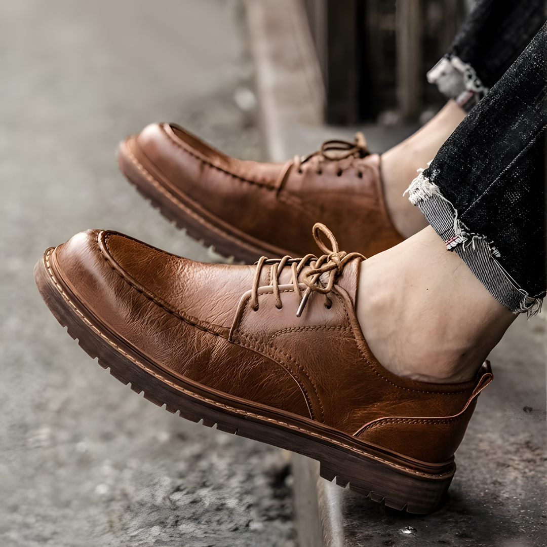 Derby-Schuhe | Freizeit | Schnürschuhe | Lederschuhe | Herrenschuhe-Chaps Herrenmode