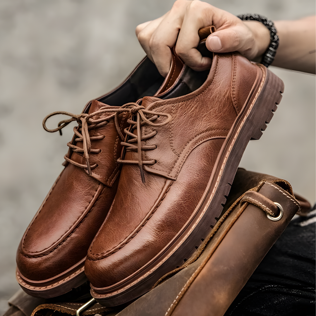 Derby-Schuhe | Freizeit | Schnürschuhe | Lederschuhe | Herrenschuhe-Chaps Herrenmode