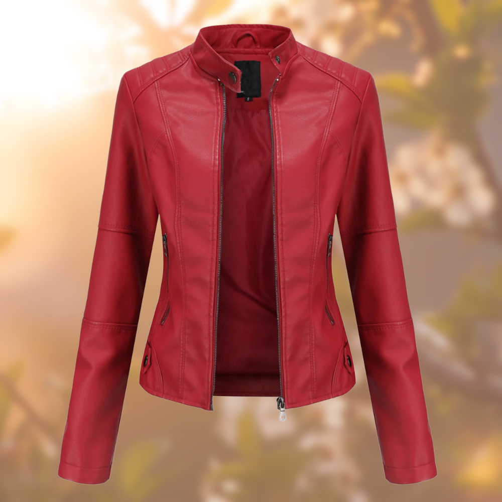 Ledermantel Stylisch Einzigartig Braun Lederjacke