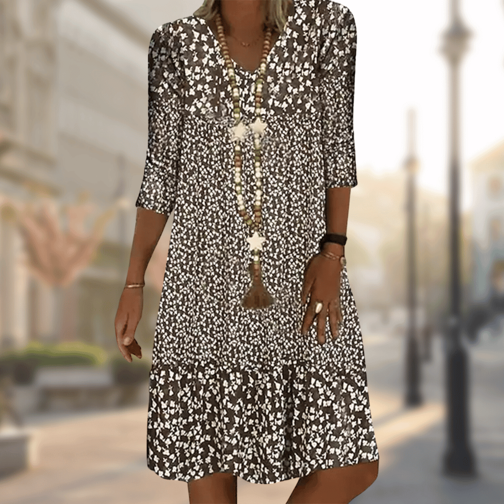 Elegantes Damenkleid Bequem Lang