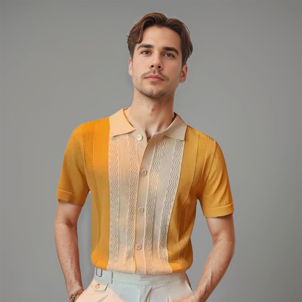 Herren Kurzarm Hemden Sommer Leicht
