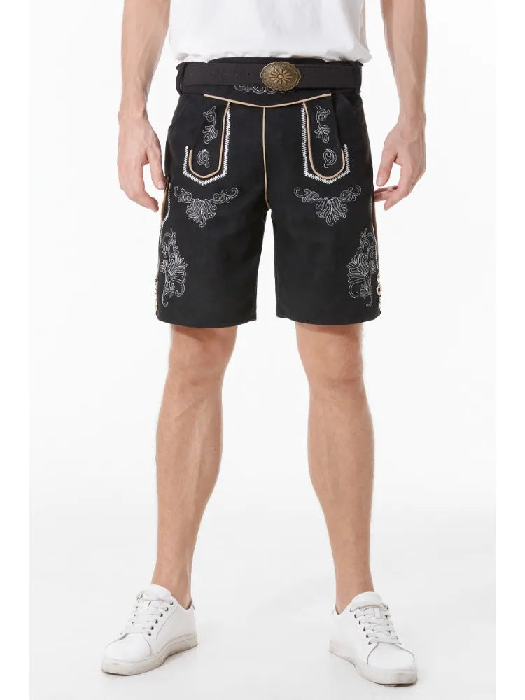 Lederhosen Männer Traditionsleder Oktoberfest Outfit Bayerisch - BerlinGlamour