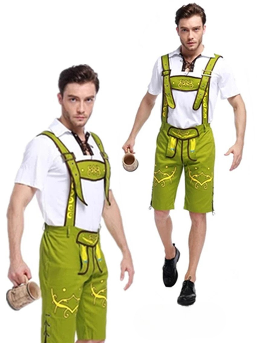 Leder Shorts Herren Oktoberfest Outfit Traditionell - BerlinGlamour