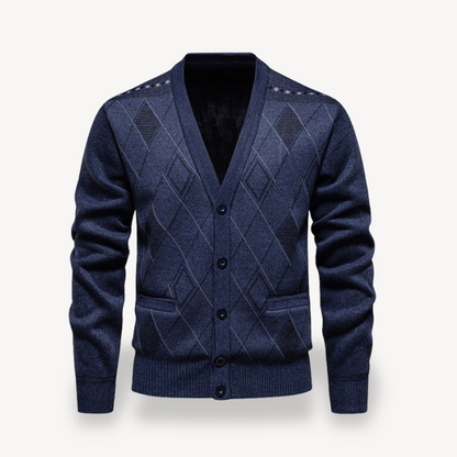 Diamant-Strickjacke für Herren 0