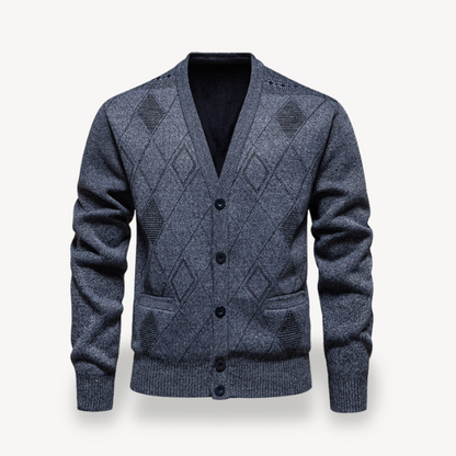 Diamant-Strickjacke für Herren 2