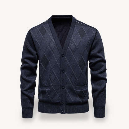 Diamant-Strickjacke für Herren 4