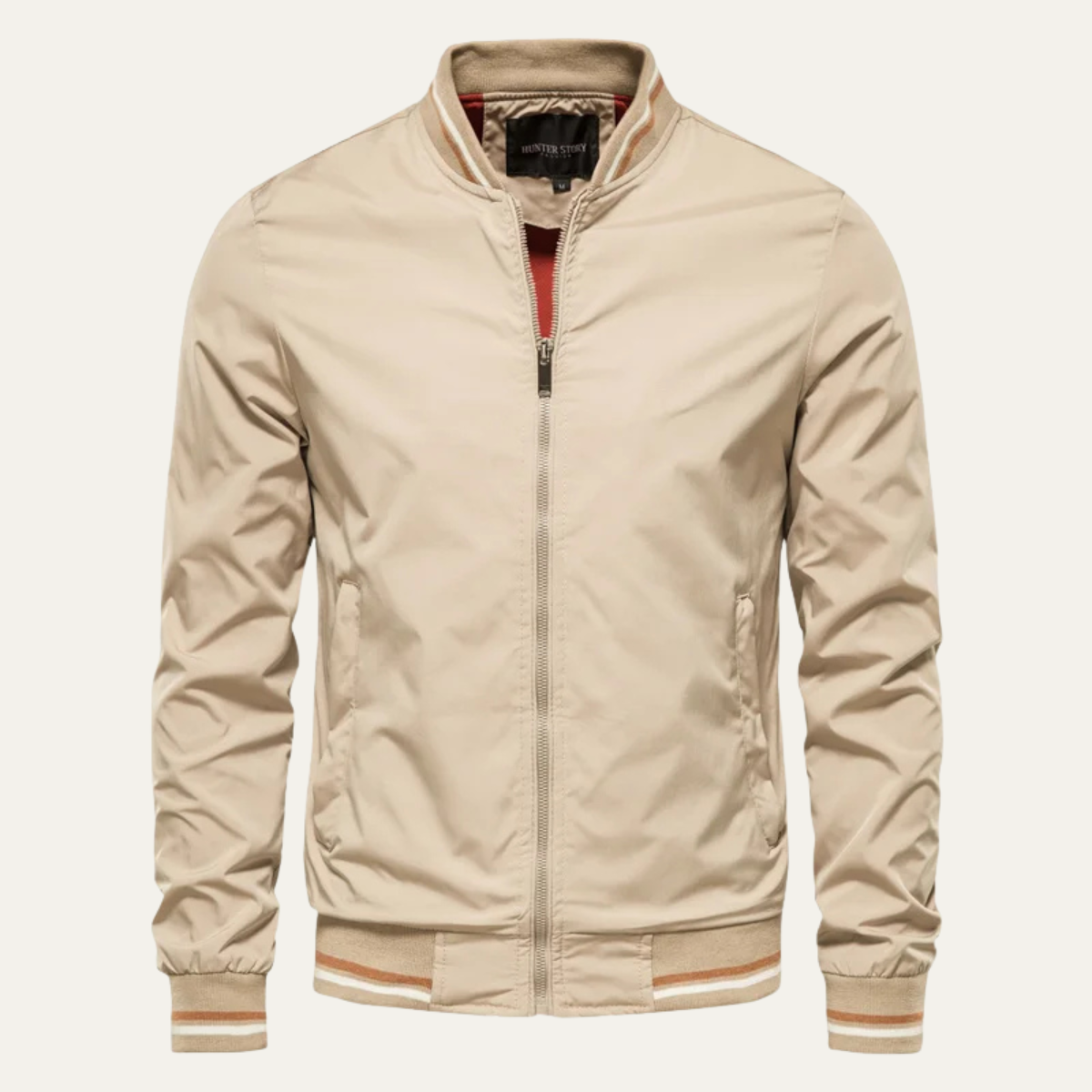 Die trendige, leichte Bomberjacke von Warwick für Herren mit Reißverschluss. 0