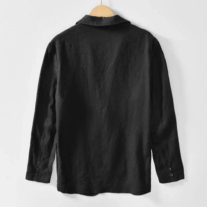 Lässiger Leinen Blazer Sommer Modern - BerlinGlamour