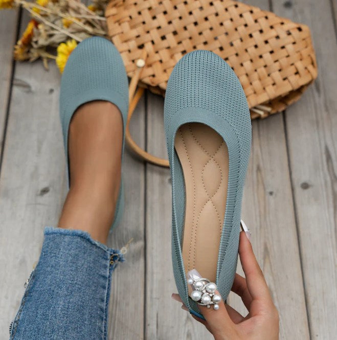 Ballerina Schuhe Bequem Orthopädisch Damen