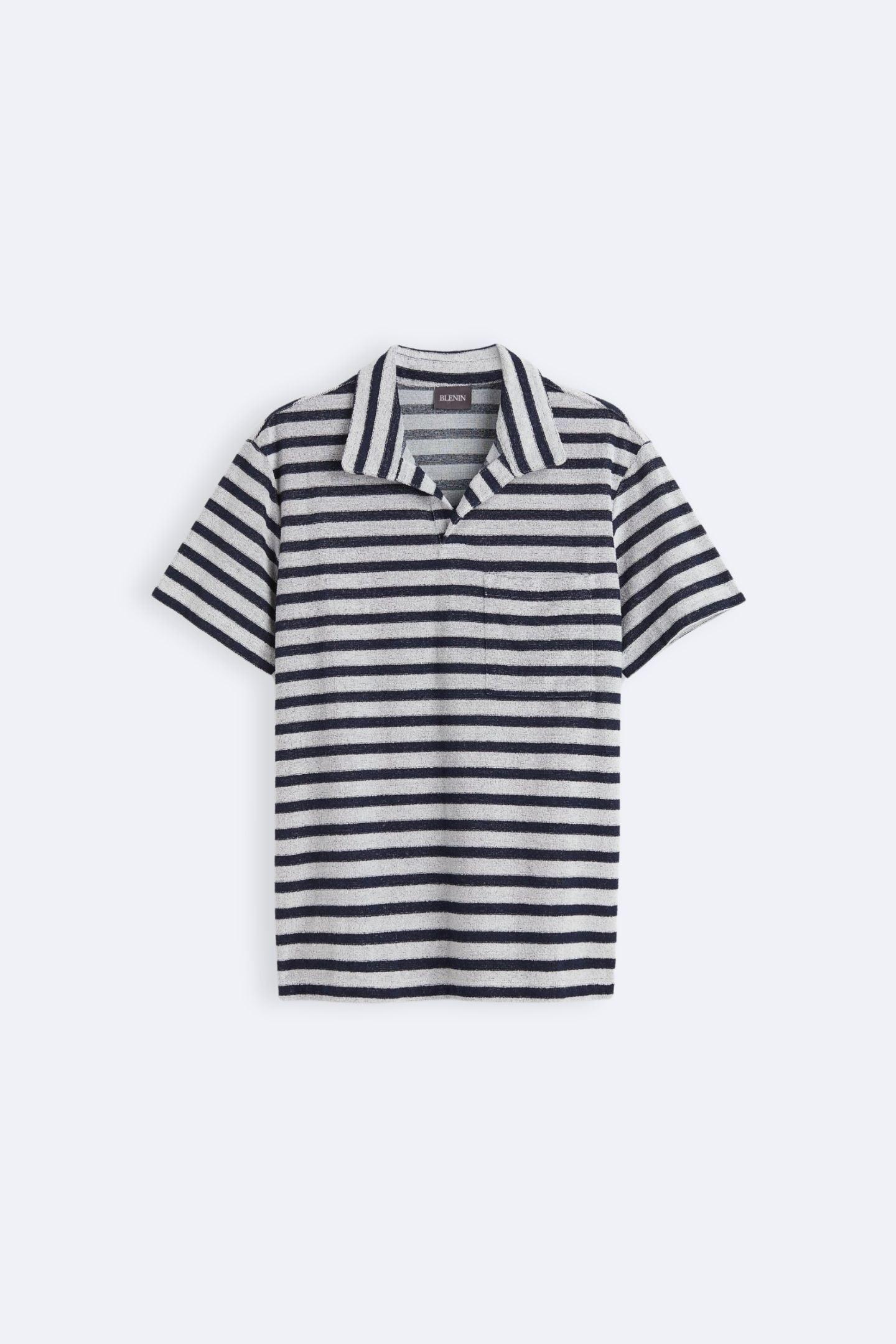 Maritime Poloshirt Streifen Modern Elegant - BerlinGlamour