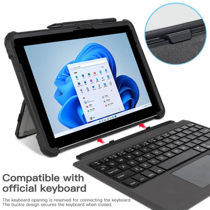 Transparente Surface Pro Hülle mit Schultergurt