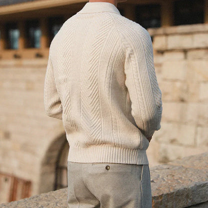 Herren Pullover Warm Lässig Oversized Winter