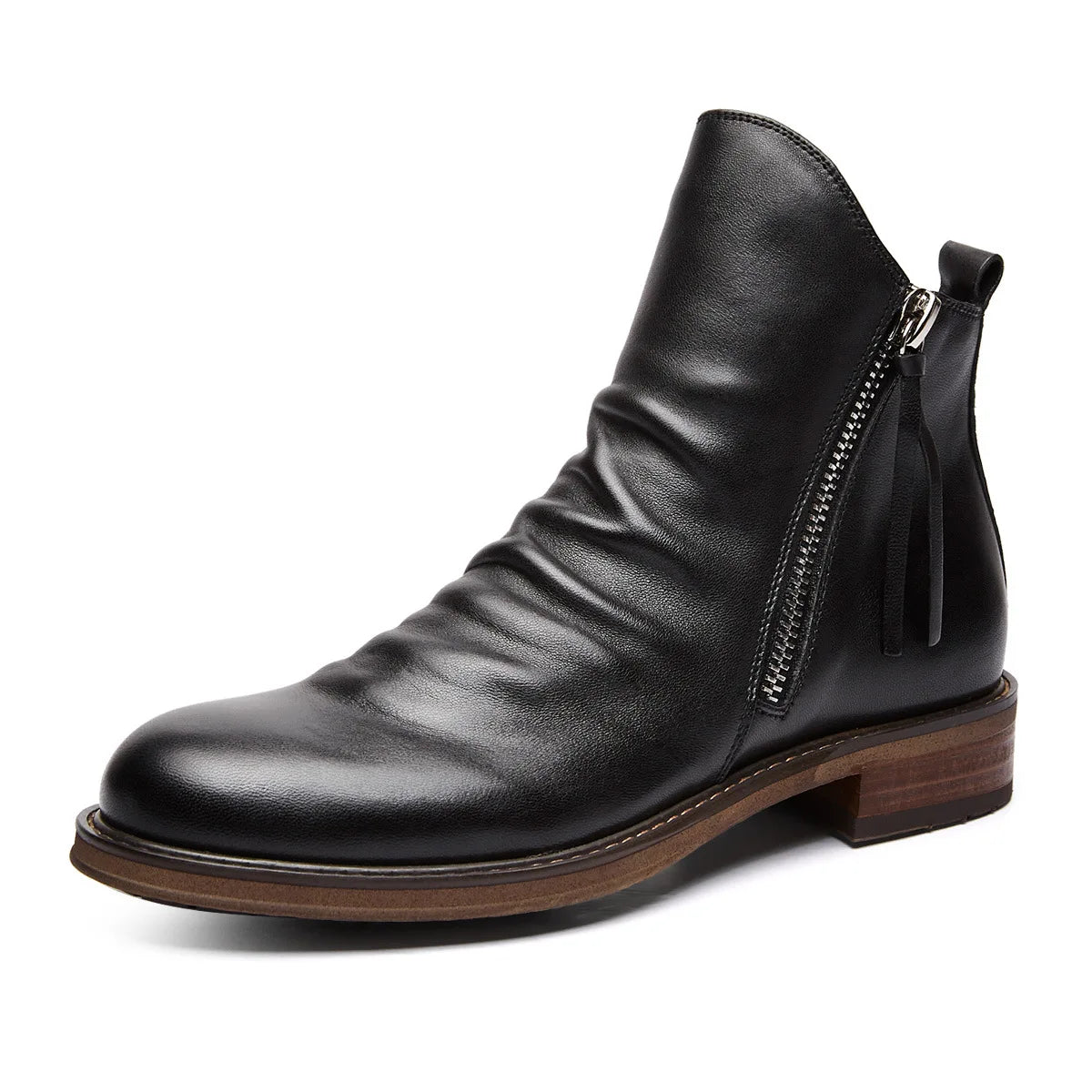 Herren Chelsea Stiefel Schwarz Elegent - BerlinGlamour