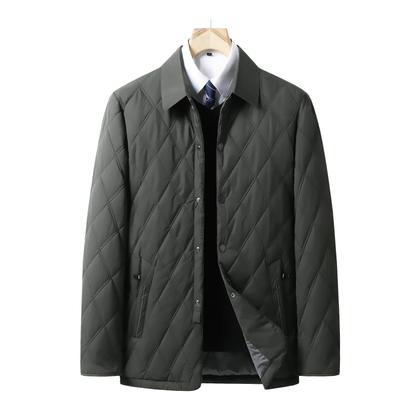 Herren Steppjacke Wasserdicht Isolierend Winterjacke