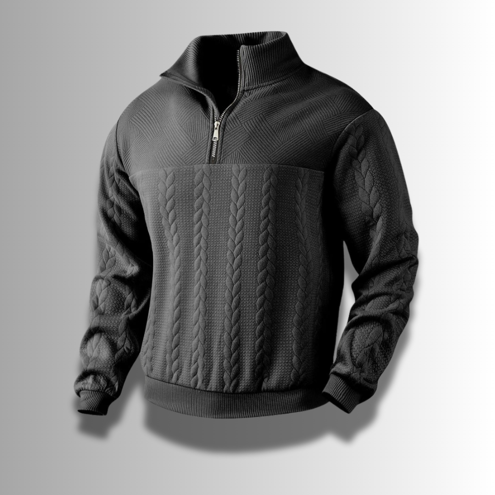 Herren Pullover Merinowolle Warm Hochwertig