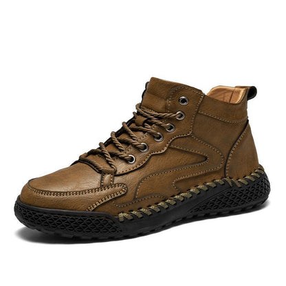 Leder Wanderstiefel Herren Robust Wasserfest