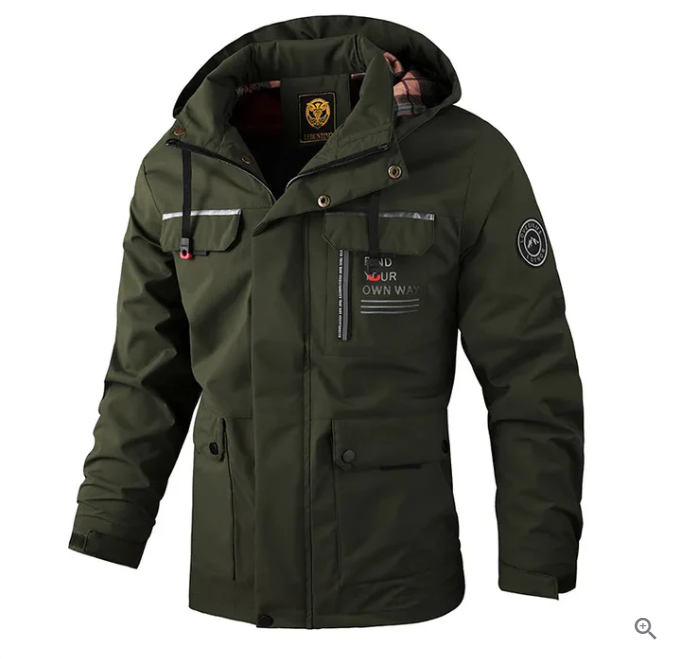 Wasserdichte Winterjacke Herren Warm Isoliert
