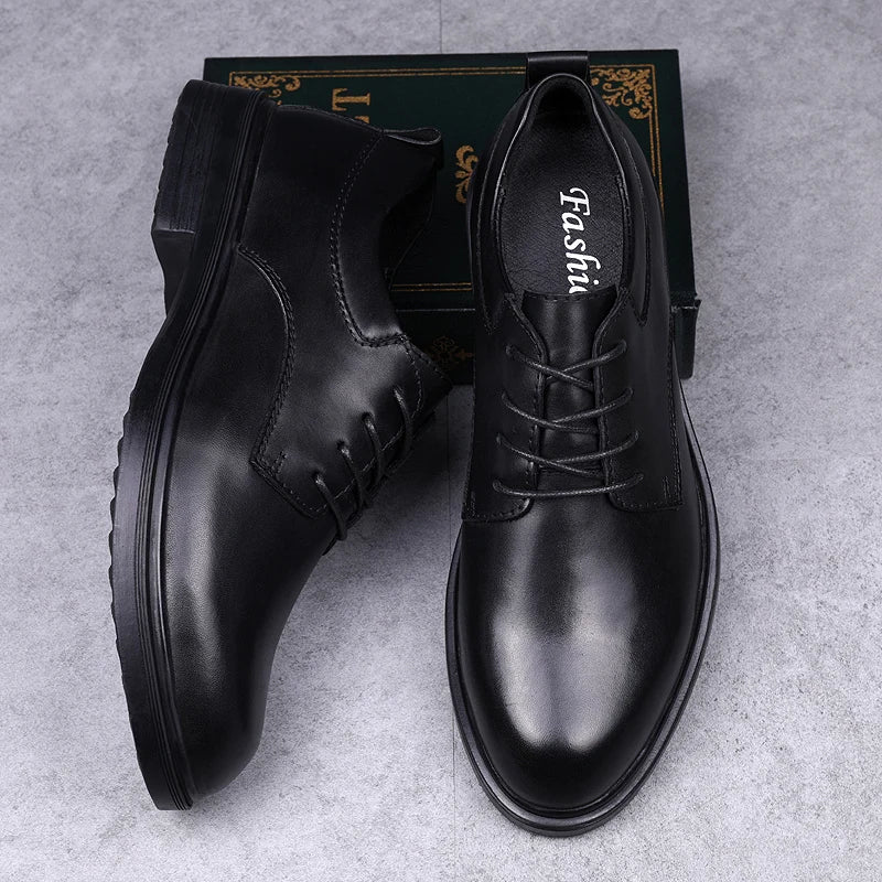 Männer Business Schuhe Elegant Schwarz - BerlinGlamour