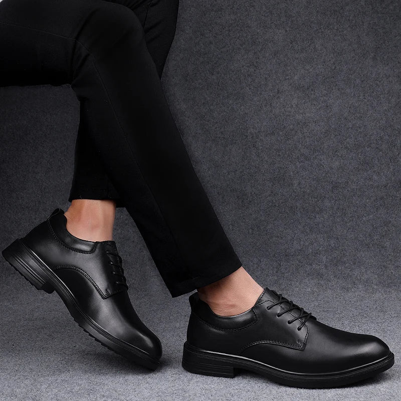 Männer Business Schuhe Elegant Schwarz