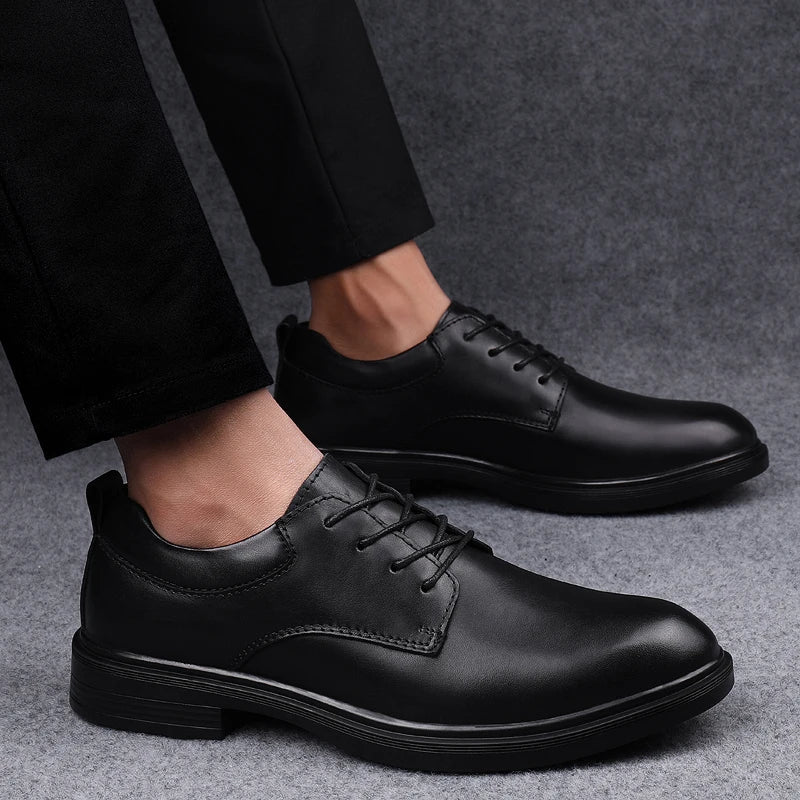 Männer Business Schuhe Elegant Schwarz