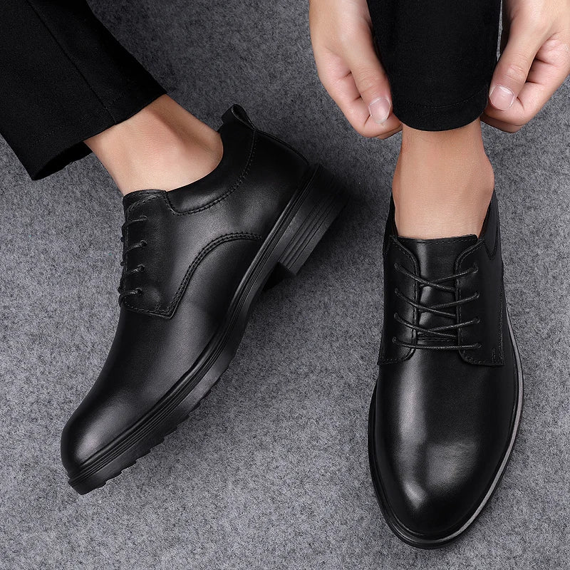 Männer Business Schuhe Elegant Schwarz