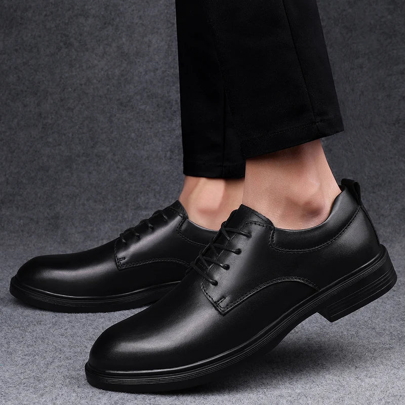 Männer Business Schuhe Elegant Schwarz