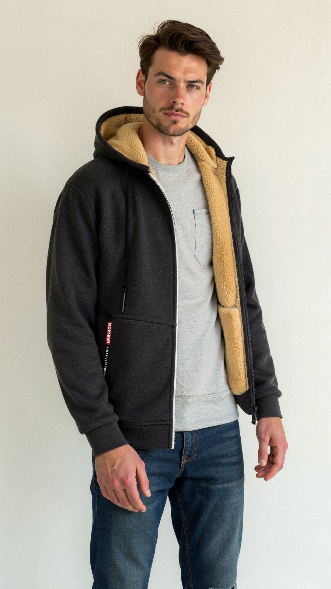 Herrenjacke Warm Weich Wasserdicht