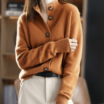 Damen Strickjacke Lässig Langärmlig Bequem - BerlinGlamour