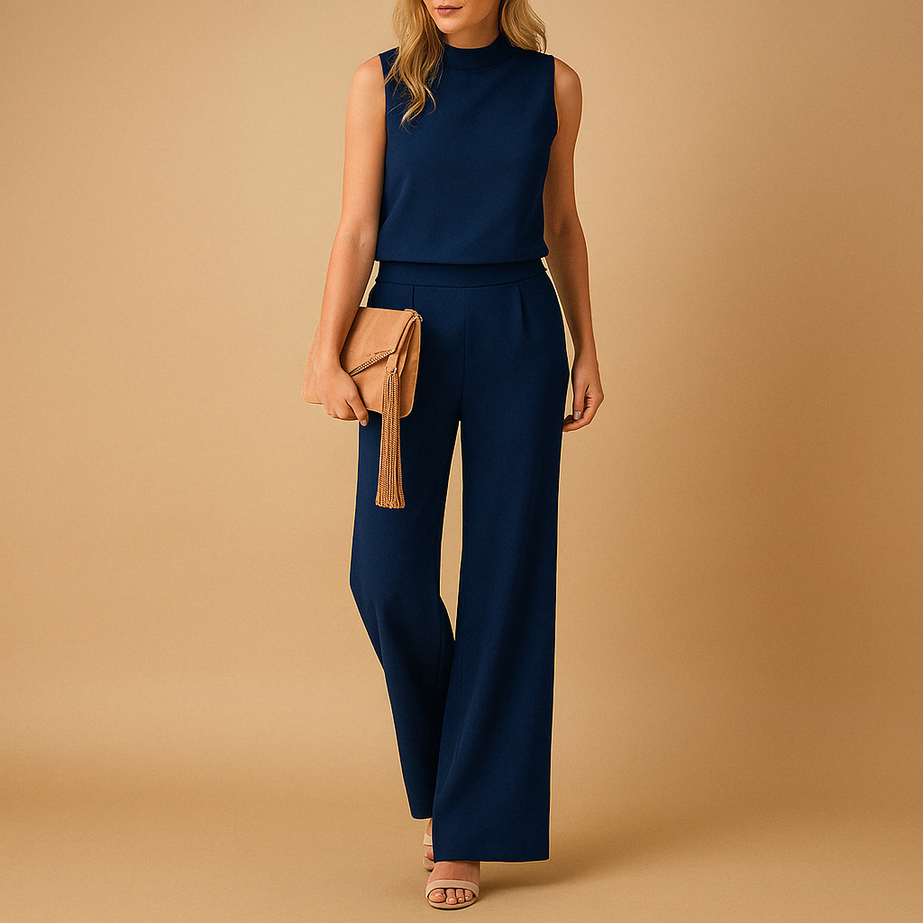 Chloe Damenkleid Rundhals Schick Elegantes Design