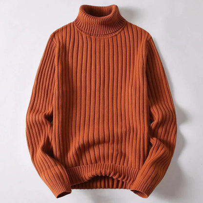 Herren Rollkragenpullover Eleganter Wollpullover Modern