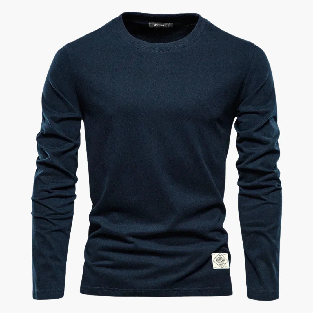 Elegantes Langarm-T-Shirt für Herren 0