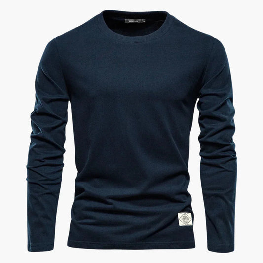 Elegantes Langarm-T-Shirt für Herren 0