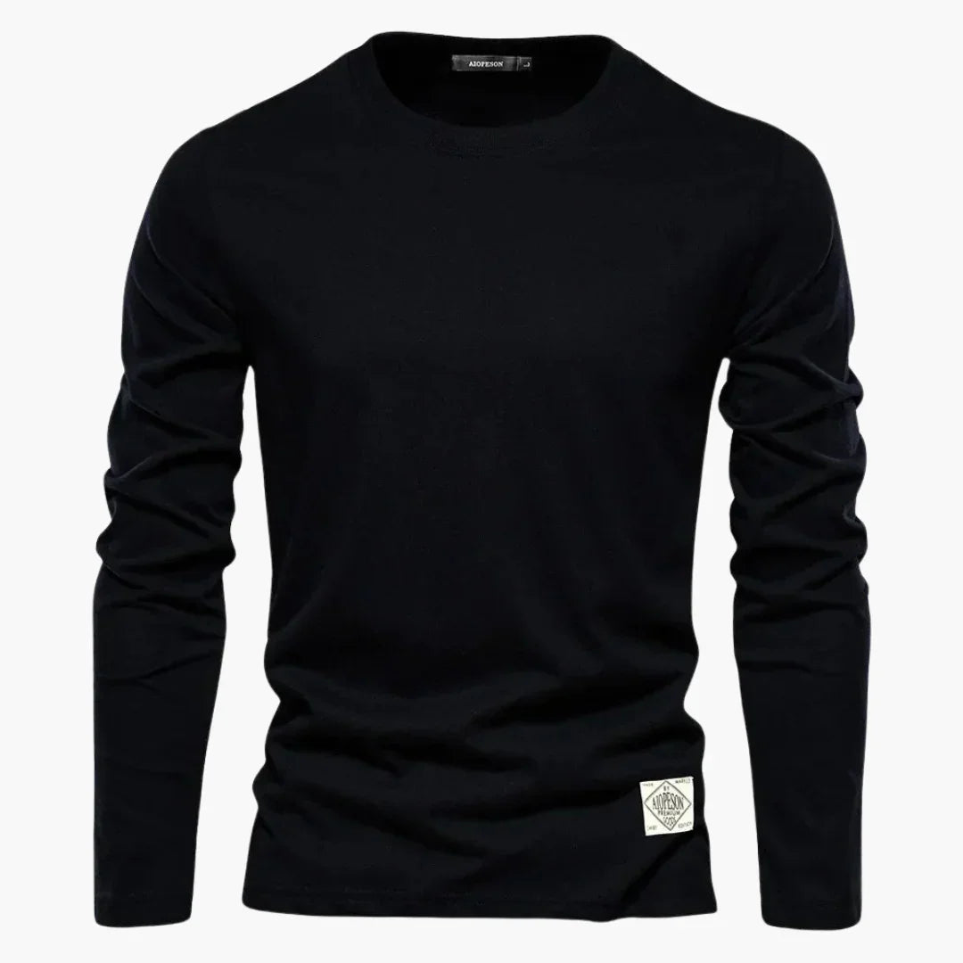 Elegantes Langarm-T-Shirt für Herren 1