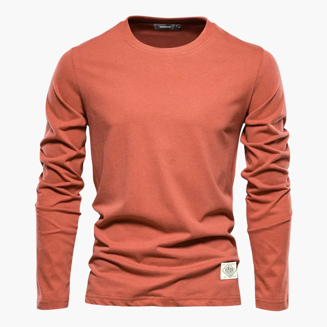 Elegantes Langarm-T-Shirt für Herren 3