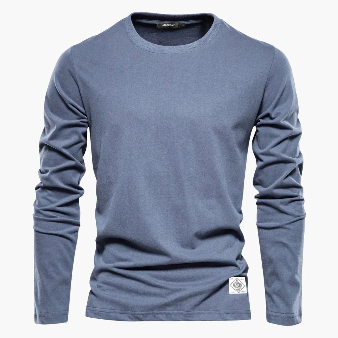 Elegantes Langarm-T-Shirt für Herren 4