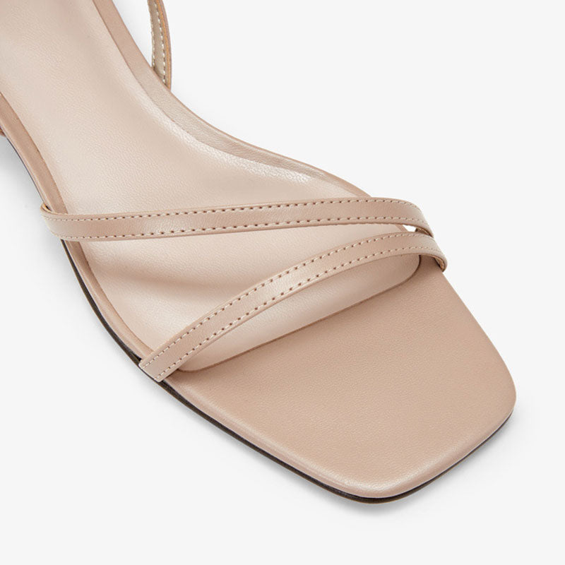 Goldene Hochhackigen Sandaletten Damen - BerlinGlamour