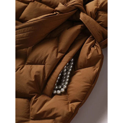 Schicke Daunenjacke Warm Winter Mantel Damen