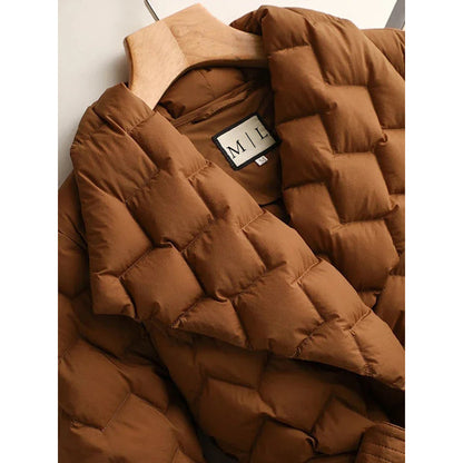 Schicke Daunenjacke Warm Winter Mantel Damen